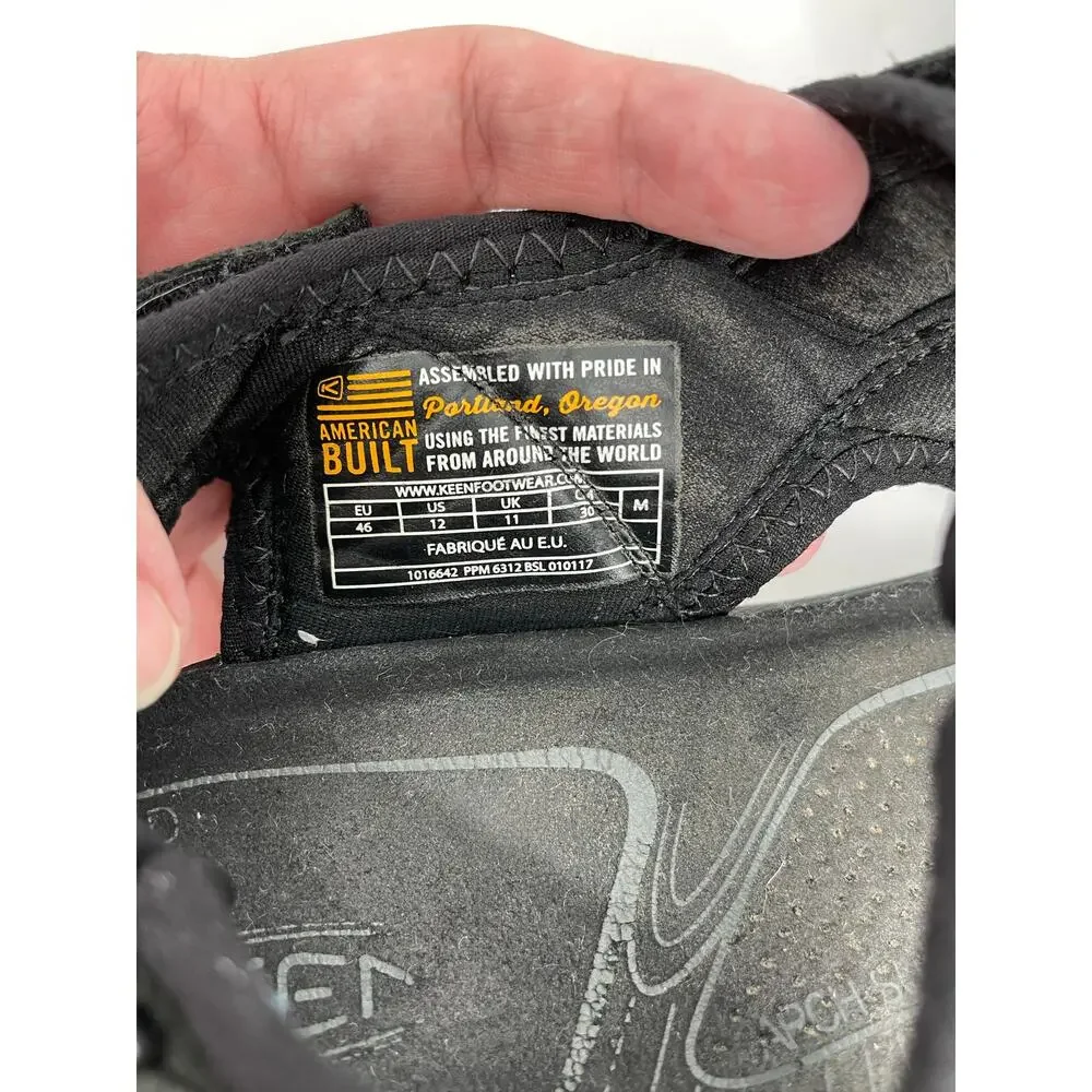 KEEN Rialto 3 Point Sandal‎ Outdoors 1016642 Black Men's 12M Hiking Outdoor